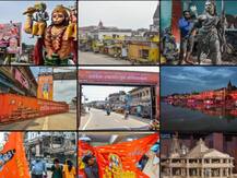 In Pics: पीएम मोदी आज रखेंगे राम मंदिर की नींव, तस्वीरों में देखिए इस तरह सजाई गई अयोध्या नगरी