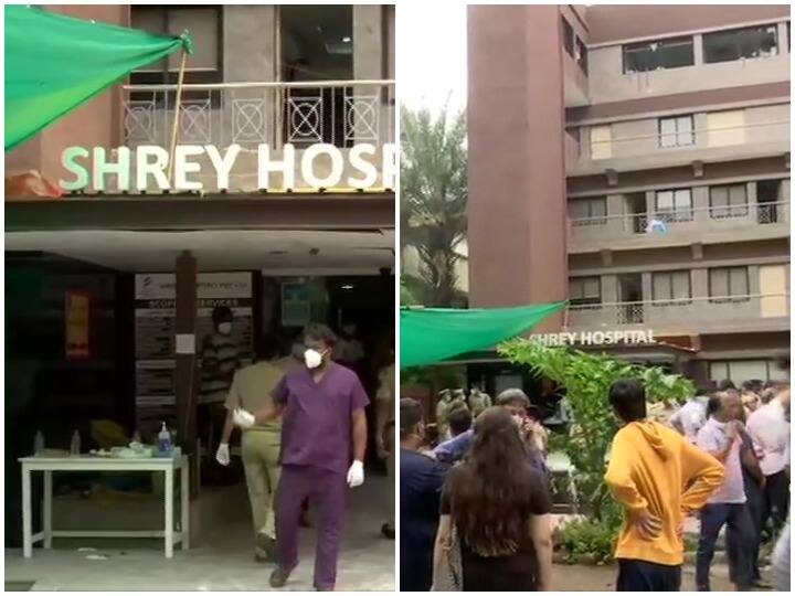 गुजरात: अहमदाबाद के कोरोना अस्पताल में आग लगने से 8 की मौत, पीएम मोदी ने जताया शोक Gujarat: 8 patients die as massive fire breaks out at hospital in Navrangpura गुजरात: अहमदाबाद के कोरोना अस्पताल में आग लगने से 8 की मौत, पीएम मोदी ने जताया शोक