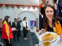 न्यूजीलैंड: सितंबर में होने हैं चुनाव, पीएम जेसिंडा अर्डर्न ने मंदिर का किया दौरा, पूरी-छोले का उठाया लुत्फ