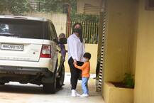 Spotted: मम्मी करीना कपूर खान संग मौसी करिश्मा के घर पहुंचे तैमूर, सामने आई ऐसी तस्वीरें