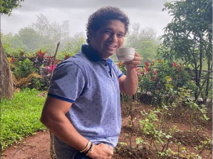 Cricket legend Sachin Tendulkar shares his monsoon story on social media सचिन तेंदुलकर ने शेयर की अपनी मानसून स्टोरी, फैंस से की ये खास अपील