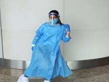 Video: एयरपोर्ट पर PPE किट पहनकर डांस करती दिखीं चहल की मंगेतर धनश्री, वायरल हो रहा है वीडियो