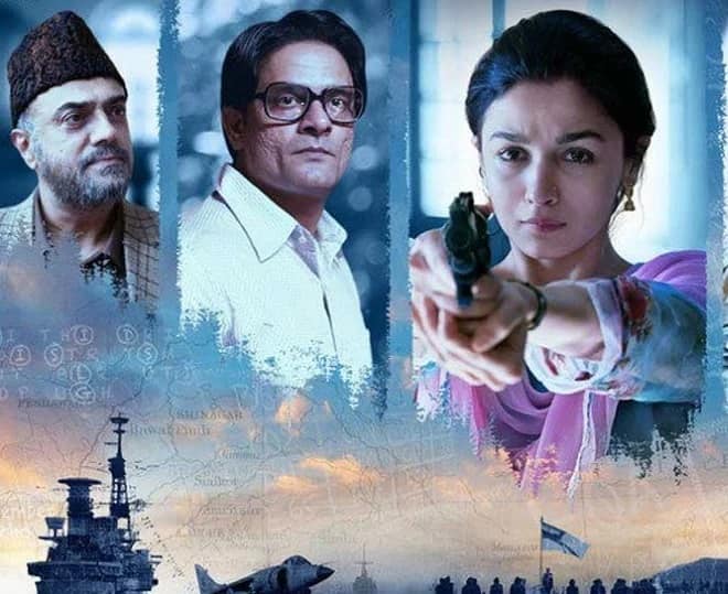 राज़ी - एक हिंदुस्तानी जासूस लड़की जो देश की रक्षा के लिए पाकिस्तान जाने से भी नहीं कतराती. वो पाकिस्तानी लड़के से शादी करती है जो आर्मी ऑफिसर है. वहां जाकर वो जासूसी करती है, हिम्मत दिखाती है, बलिदान देती है. लेकिन आखिर में उसे क्या मिलता है केवल तन्हाई. लेकिन देश के आगे वो इसके लिए भी राज़ी है. फिल्म में एक महिला के हर रूप को बखूबी दर्शाया गया है.  राज़ी - एक हिंदुस्तानी जासूस लड़की जो देश की रक्षा के लिए पाकिस्तान जाने से भी नहीं कतराती. वो पाकिस्तानी लड़के से शादी करती है जो आर्मी ऑफिसर है. वहां जाकर वो जासूसी करती है, हिम्मत दिखाती है, बलिदान देती है. लेकिन आखिर में उसे क्या मिलता है केवल तन्हाई. लेकिन देश के आगे वो इसके लिए भी राज़ी है. फिल्म में एक महिला के हर रूप को बखूबी दर्शाया गया है.  