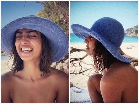 In Pics: Radhika Apte shares a very hot picture sitting on the beach, see the bold style of the actress here