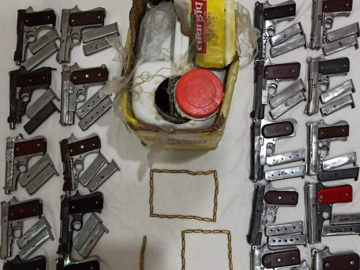 Smuggling Illegal Weapons Were Hiding Canister Of Ghee Delhi Police