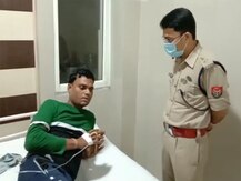अमरोहा: कार सवार बदमाशों से पुलिस की मुठभेड़, दो गिरफ्तार, एक फरार