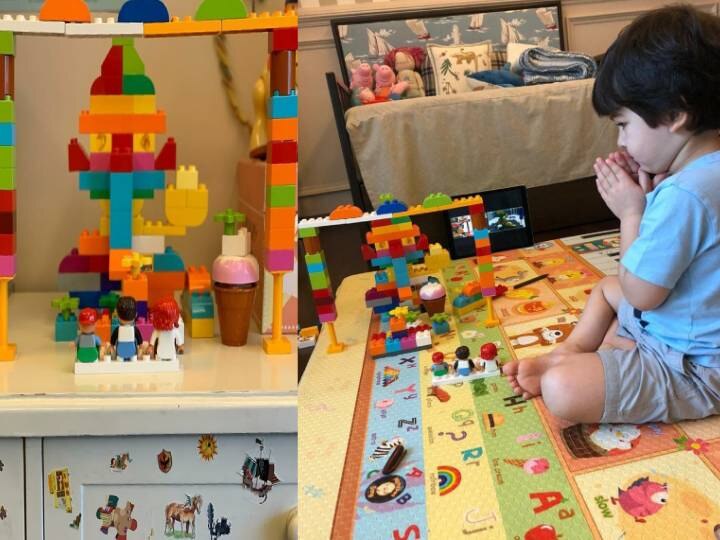 Ganesh Chaturthi 2020 Taimur Ali Khan Made Lego Ganpati For Kareena Kapoor तैमूर अली खान ने बनाए लेगो गणपति, मां करीना कपूर खान खास अंदाज में दी गणेश चतुर्थी की बधाई