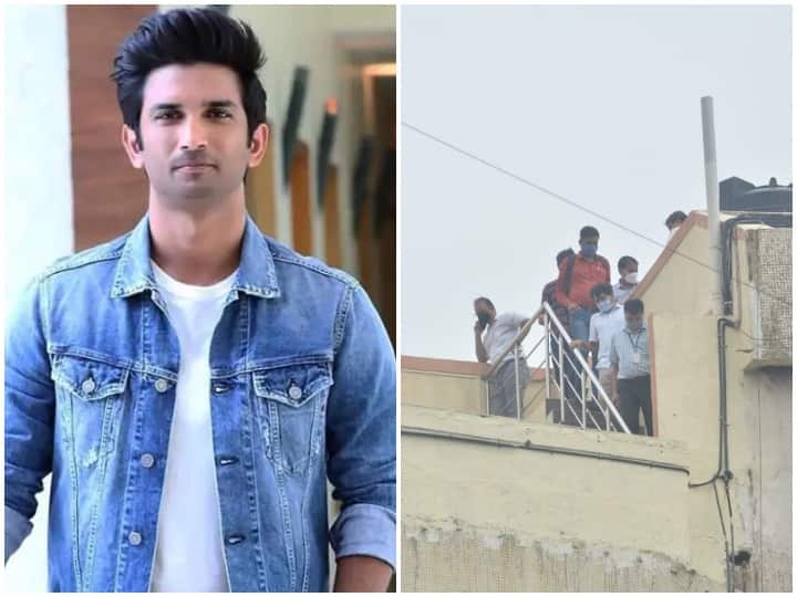 बॉलीवुड अभिनेता सुशांत सिंह राजपूत की मौत के मामले की जांच कर रही सीबीआई की टीम फोरेंसिक विशेषज्ञों के साथ शनिवार की दोपहर को अभिनेता के बांद्रा स्थित आवास पर पहुंची. (Photo Credit: Manav Manglani)