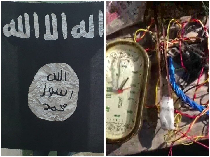 Balrampur Incriminating materials recovered from the residence of ISIS operative Abu Yusuf ANN बलरामपुर: ISIS आतंकी के घर से मिला तबाही मचा देने वाला सामान, पत्नी बोली- थोड़ा थोड़ा करके इकट्ठा किया बारूद