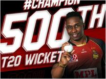 IPL 2020 से पहले ड्वेन ब्रावो ने रचा इतिहास, टी-20 में 500 विकेट लेने वाले दुनिया के पहले गेंदबाज बने