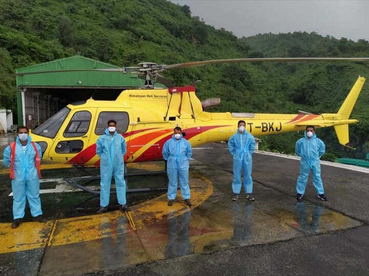 Helicopter journey started for darshan of Shri Mata Vaishno Devi, devotees will be able to visit after 5 months ANN श्री माता वैष्णो देवी के दर्शन के लिए हेलीकॉप्टर यात्रा की हुई शुरूआत, 5 महीने के बाद श्रद्धालु कर पाएंगे दर्शन