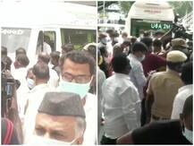 कन्याकुमारी से कांग्रेस सांसद वसंतकुमार का पार्थिव शरीर उनके घर लाया गया, कोरोना से कल हो गया था निधन