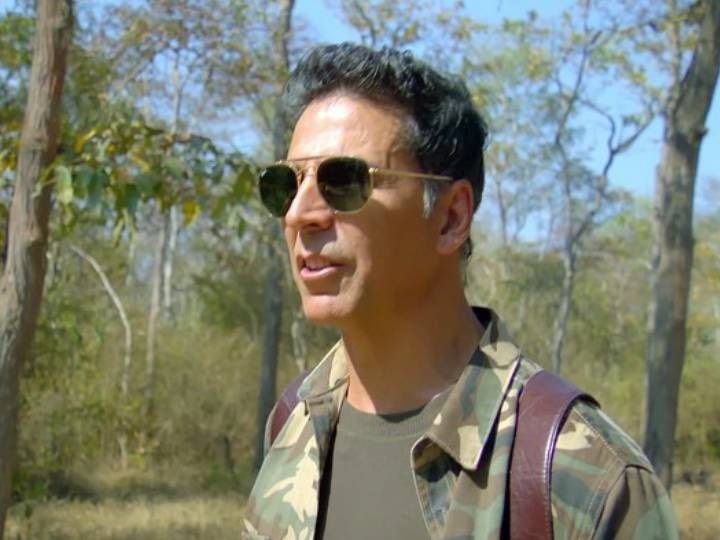 Akshay kumar  Man Vs Wild with Bear Grylls shared a video