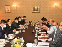 PHOTOS: गलवान और लद्दाख में तनाव के बाद भारत-चीन के रक्षामंत्री की पहली मुलाकात, कुछ ऐसा रहा राजनाथ सिंह का अंदाज