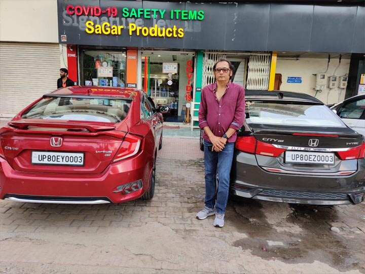 0003 जिनका है लकी नंबर, इस दीवानगी ने बना दी सौरभ जसोरिया की आगरा में अलग पहचान Saurabh jasoria has unique number series of vehicle and Phone number ann 0003 जिनका है लकी नंबर, इस दीवानगी ने बना दी सौरभ जसोरिया की आगरा में अलग पहचान