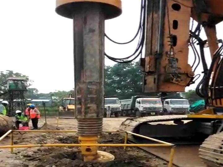 Foundation and Piller construction started for ram Temple Ayodhya ann राम मंदिर के लिये बुनियाद की खुदाई और पिलर निर्माण का काम शुरू, एक महीने बाद होगा पिलर की मजबूती का परीक्षण