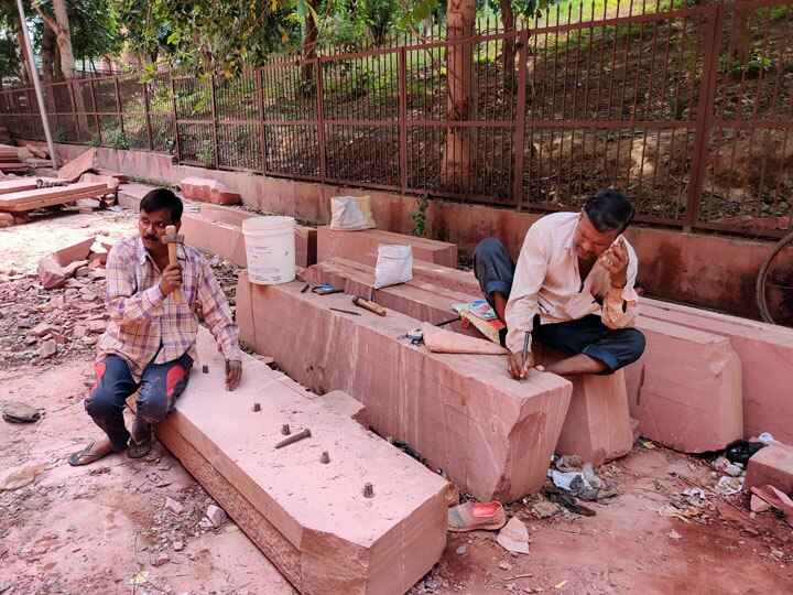 आपदा को अवसर में बदलते हुए ASI करा रहा है ताजमहल की मरम्मत का काम, तूफान से हुआ था नुकसान