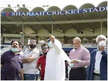 IPL की तैयारियों का जायजा लेने UAE पहुंचे सौरभ गांगुली, स्टेडियम को लेकर कही ये बड़ी बात