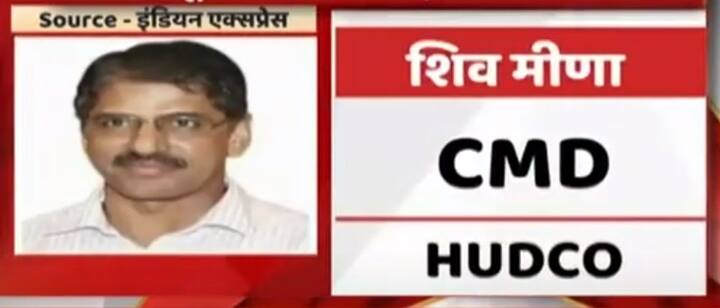 शिव मीणा, सीएमडी, हुडको
