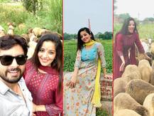 In Pics: पति विक्रांत सिंह राजपूत के साथ गांव घूमकर मुंबई लौटी मोनालिसा, शेयर की ये खूबसूरत तस्वीरें