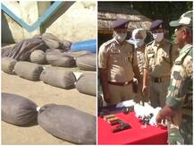 BSF ने पाकिस्तान से हथियारों और ड्रग्स की तस्करी की कोशिश नाकाम की, 62 किलो हेरोइन बरामद