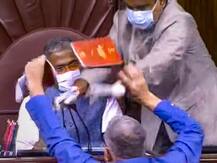 राज्यसभा में सांसदों के व्यवहार से सभापति खफा, संजय सिंह- डेरेक ओ ब्रायन समेत आठ सांसद पूरे सत्र के लिए सस्पेंड