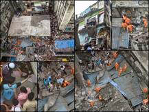 महाराष्ट्र: भिवंडी इमारत हादसे में 15 बच्चों समेत 33 की मौत, 25 लोगों को जिंदा निकाला गया