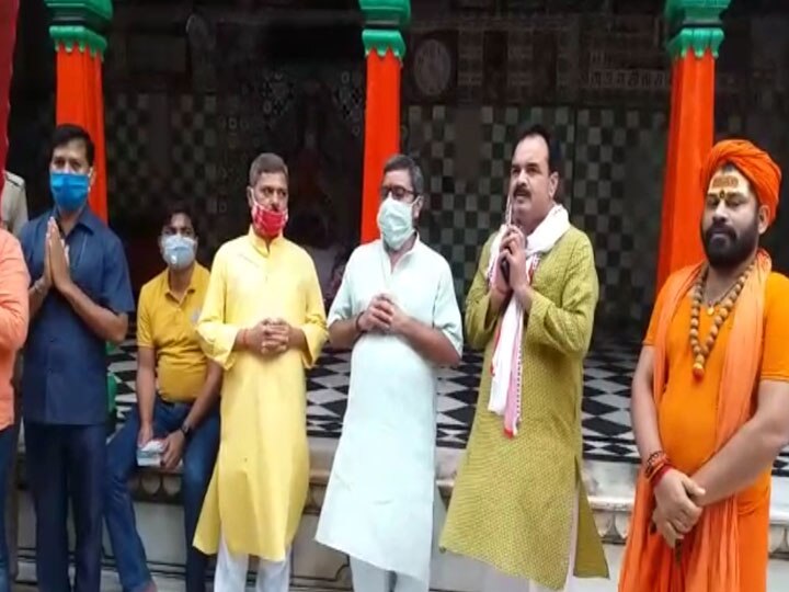 Tourism Minister Neelkanth Tiwari arrives in Ayodhya to take check of development projects ann अयोध्या में विकास परियोजनाओं का जायजा लेने पहुंचे मंत्री नीलकंठ तिवारी, बोले- सीएम योगी ने बनाई है खास टीम