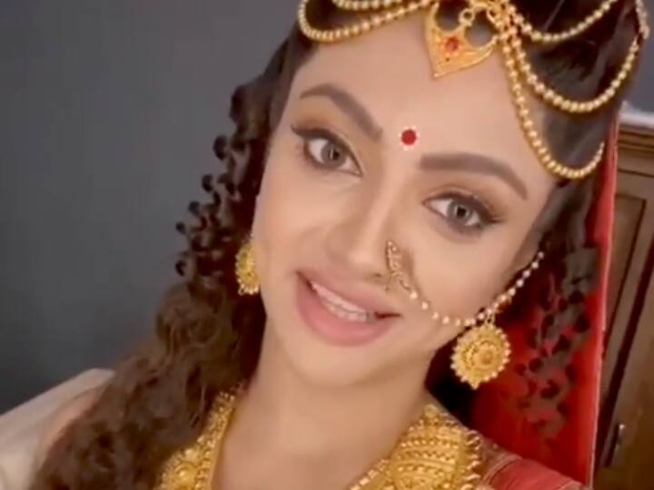 Vighnaharta Ganesh actress Akanksha Puri is leaving show shared video with fans 'विघ्नहर्ता गणेश' में देवी पार्वती का रोल निभाने वाली आकांक्षा पुरी छोड़ रही हैं शो, शेयर किया इमोशनल वीडियो