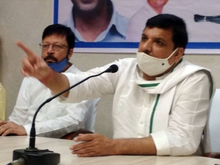 आप सांसद संजय सिंह का मिशन शक्ति को लेकर भाजपा नेताओं पर निशाना, दिया आपत्तिजनक बयान