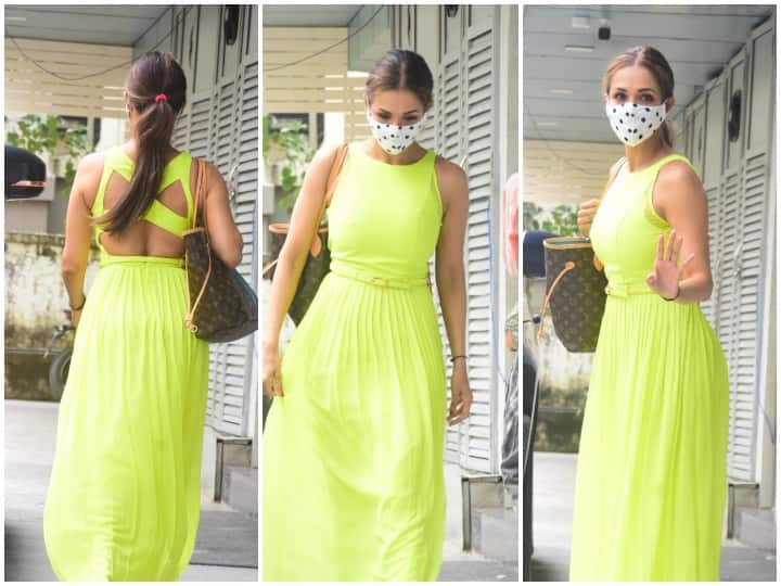 बॉलीवुड अभिनेत्री मलाइका अरोड़ा को हाल ही में मुंबई में बेहद खूबसूरत अंदाज में स्पॉट किया गया. (Photo Credit: Manav Manglani)