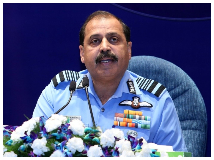 Air Chief Marshal Rakesh Kumar Singh Bhadauria Said- India Is capable of Handling China And Pakistan Simultaneously On War Front ANN एयर चीफ मार्शल राकेश भदौरिया का बड़ा बयान- LAC पर भारतीय वायुसेना चीन पर पड़ेगी भारी