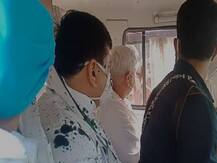 हाथरस पीड़िता के परिवार से मिलने गए AAP सांसद संजय सिंह पर फेंकी गई स्याही