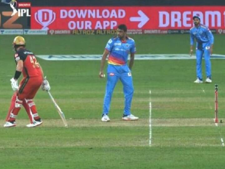 ipl 2020 ashwin issues warning to aaron finch but does not mankad him IPL 2020: अश्विन ने आरोन फिंच को चेतावनी देकर छोड़ा, नहीं की मांकडिंग, देखें वीडियो