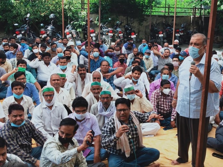 farmers support Power employees in protest in uttar pradesh ANN