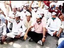 हाथरस मामले को लेकर आम आदमी पार्टी ने किया प्रदर्शन, कहा- डरा हुआ है पीड़िता का परिवार