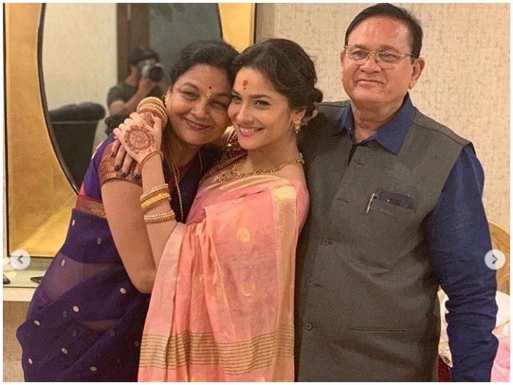 Ankita Lokhande father back to home from hospital actress makes this emotional post