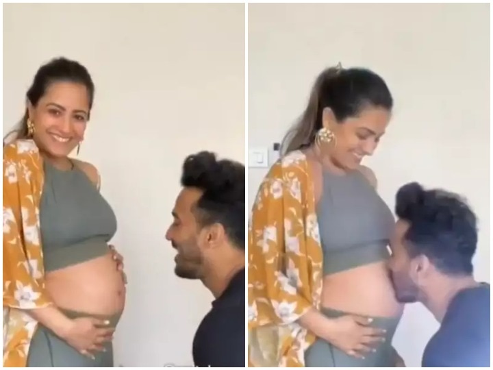 Anita Hassnandani flaunts baby bump in video and shares good news after seven years of marriage Good News: शादी के सात साल बाद मां बनने वाली हैं अनीता हसनंदानी, वीडियो शेयर कर फ्लॉन्ट किया बेबी बंप