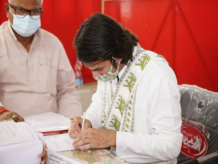 Bihar Polls: Tej Pratap Yadav nomination from Hasanpur, said- my victory is confirmed Bihar Polls: तेज प्रताप यादव ने हसनपुर से भरा पर्चा, बोले- मेरी जीत पक्की है, तेजस्वी सरकार तय