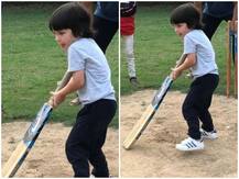 IPL के बीच तैमूर अली खान ने थामा बल्ला, मम्मी करीना ने तस्वीर शेयर कर कह दी ये बात