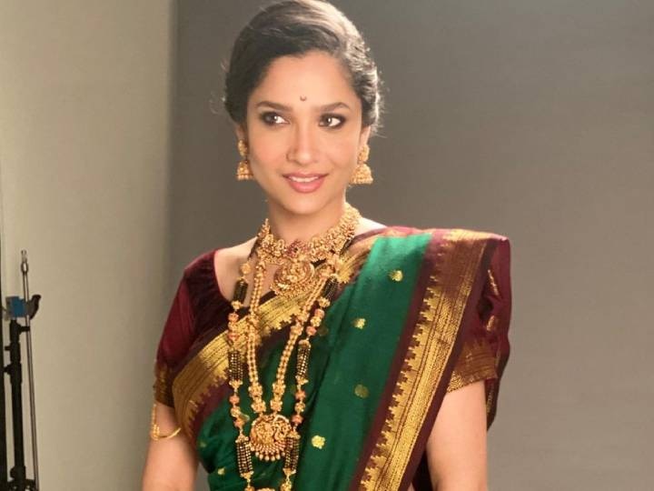 Navratri 2020 Ankita Lokhande Dresses Up As A Marathi Bride नवरात्री में खूब सज-धज कर अंकिता लोखंडे ने शेयर की ये तस्वीर, तेजी से हो रही है वायरल