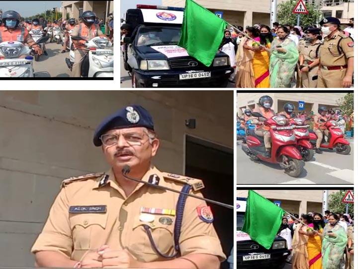 नोएडा में 'मिशन शक्ति' अभियान का आगाज, 'जागरुकता वैन' महिला सशक्तिकरण की अलख जगाने निकली