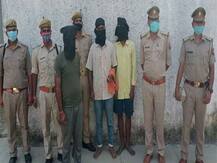 कुशीनगर: 24 घंटे के अंदर डबल मर्डर केस का खुलासा, पुलिस ने तीनों शूटर को किया गिरफ्तार