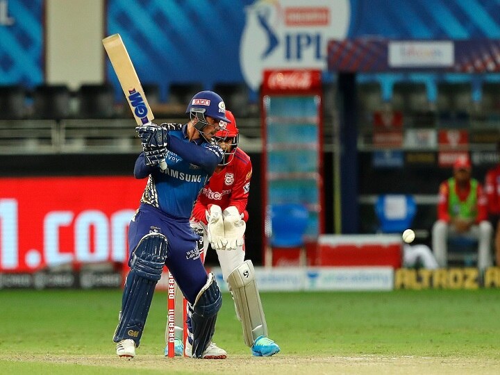 MI vs KXIP: Mumbai give Punjab a target of 177 runs, 54 runs in the last three overs MI vs KXIP: मुंबई ने पंजाब को दिया 177 रनों का लक्ष्य, अंतिम तीन ओवर में बने 54 रन