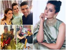 In Pics: कंगना रनौत के घर शुरू हुई भाई की शादी की रस्में, 'बधाई' की रस्म से कंगना का खूबसूरत लुक वायरल