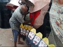 गोरखपुर: वैश्विक महामारी में छोटा हो गया रावण का कद, जानें- कैसा है मेघनाद और कुंभकर्ण का हाल