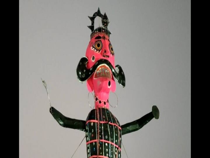 अयोध्या: 55 फीट के रावण का होगा दहन, प्रदूषण के कारण सिर्फ ग्रीन पटाखों का हुआ इस्तेमाल