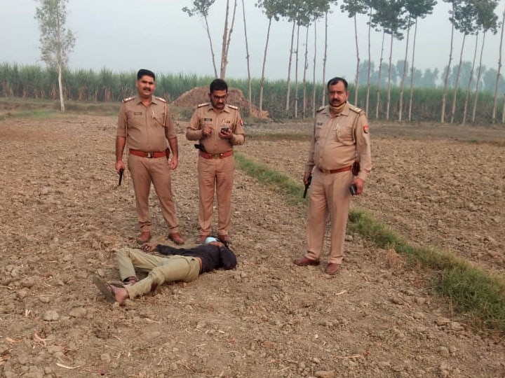 encounter between police and criminals in meerut uttar Pradesh ann