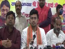 Bihar Polls: तेजस्वी सूर्या ने RJD पर साधा निशाना, कहा- कैबिनेट मीटिंग में हस्ताक्षर करने से नहीं होता रोजगार का सृजन