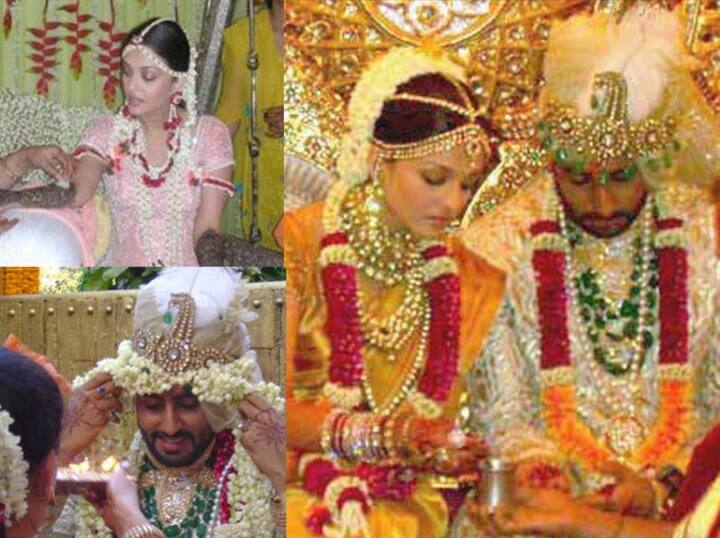 20 अप्रैल, 2007 को अभिषेक बच्चन के सात फेरे लेने वाली ऐश्वर्या राय बच्चन भी दुल्हन बनकर बेहद सुंदर लगी थीं. 